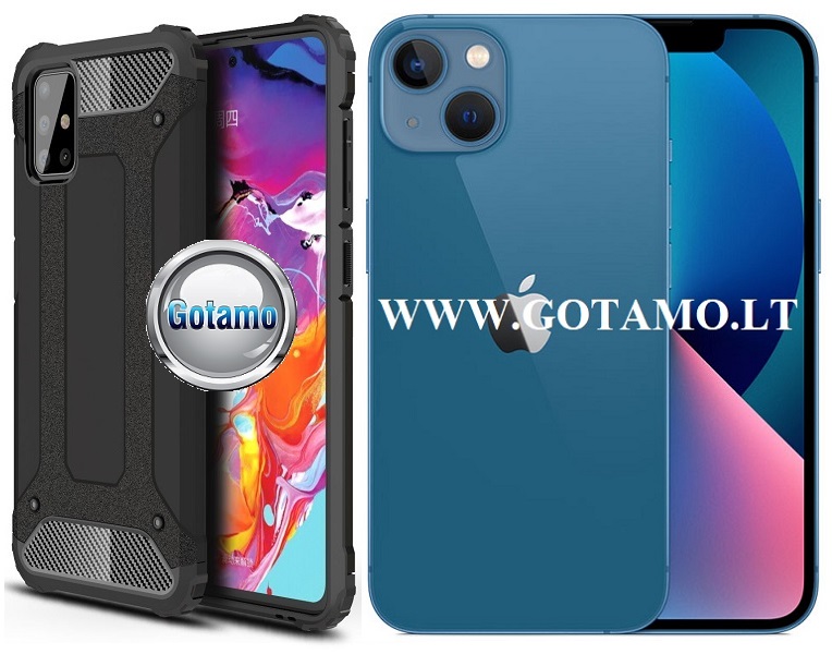 B safe deklas sarvai Apple iPhone 13 juodos