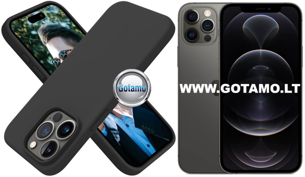 B soft deklas Apple iPhone 12 12 pro juodas