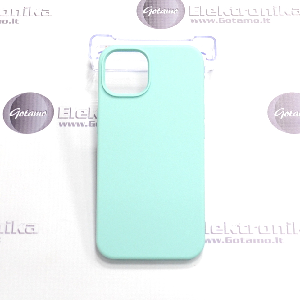 B-Soft dėklas nugarėlė Apple iPhone 13 telefonui mėtinės spalvos 2 B soft deklas Apple iPhone 13 metines 2