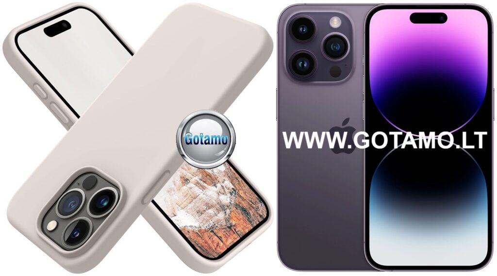 B soft deklas Apple iPhone 14 pro max pilkos