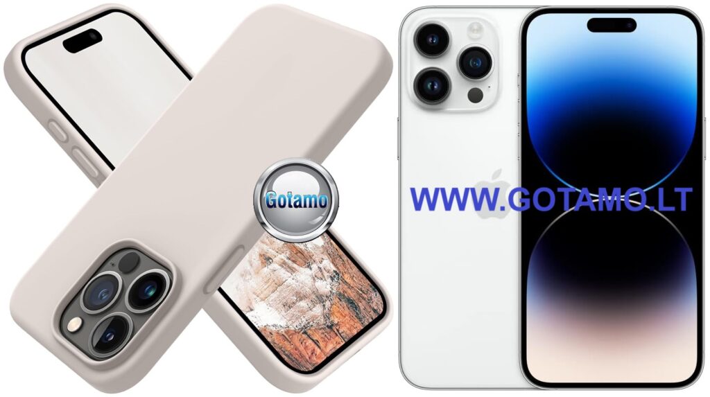 B soft deklas Apple iPhone 14 pro pilkos
