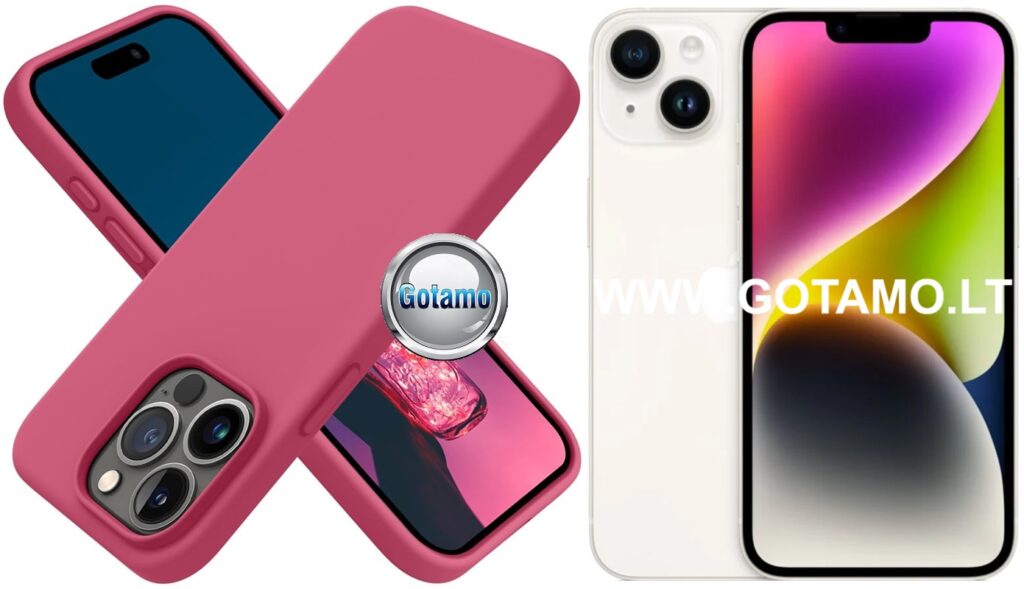 B soft deklas Apple iPhone 14 bordo