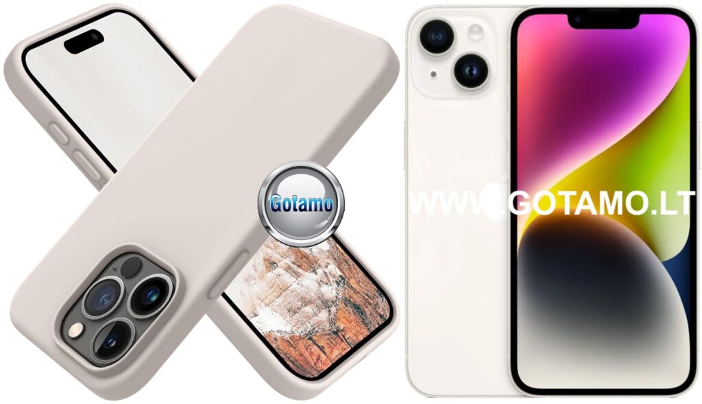 B soft deklas Apple iPhone 14 pilkos