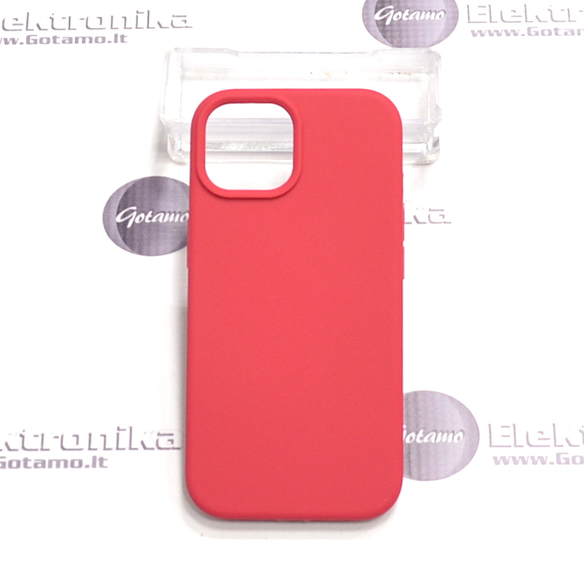 B-Soft dėklas nugarėlė Apple iPhone 15 mobiliajam telefonui bordo spalvos 2 B soft deklas Apple iPhone 15 bordo 2