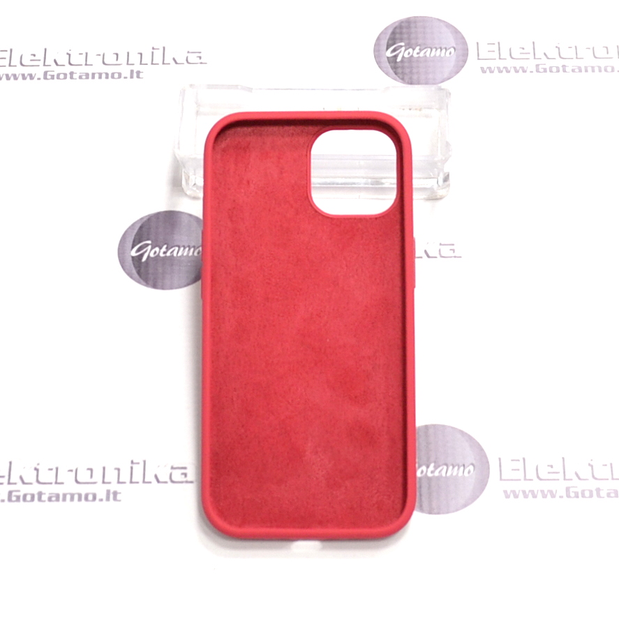 B-Soft dėklas nugarėlė Apple iPhone 15 mobiliajam telefonui bordo spalvos 3 B soft deklas Apple iPhone 15 bordo 3