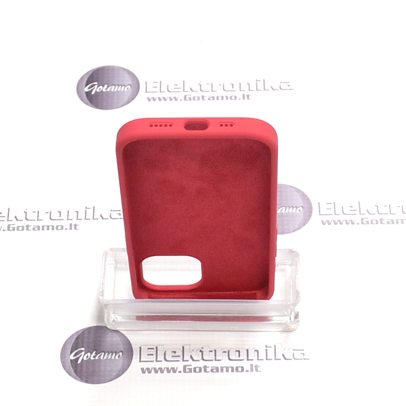 B-Soft dėklas nugarėlė Apple iPhone 15 mobiliajam telefonui bordo spalvos 4 B soft deklas Apple iPhone 15 bordo 4