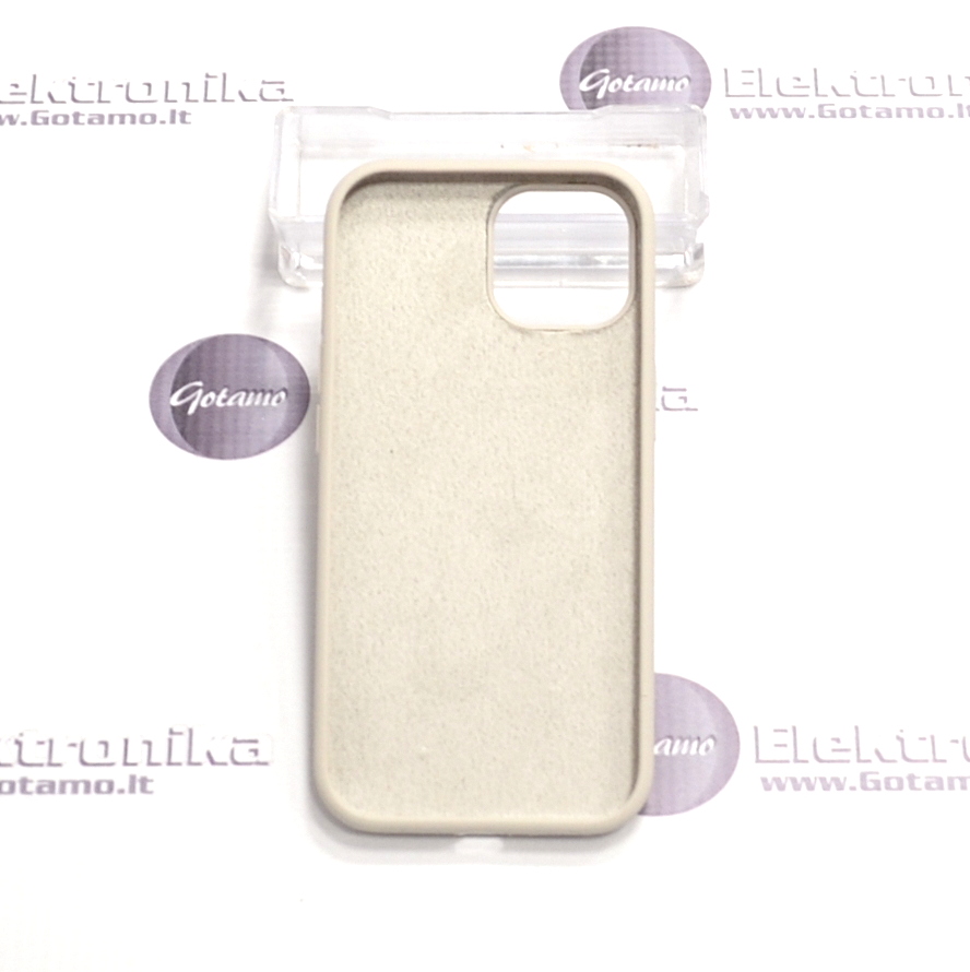 B-Soft dėklas nugarėlė Apple iPhone 15 mobiliajam telefonui pilkos spalvos 3 B soft deklas Apple iPhone 15 pilkos 3