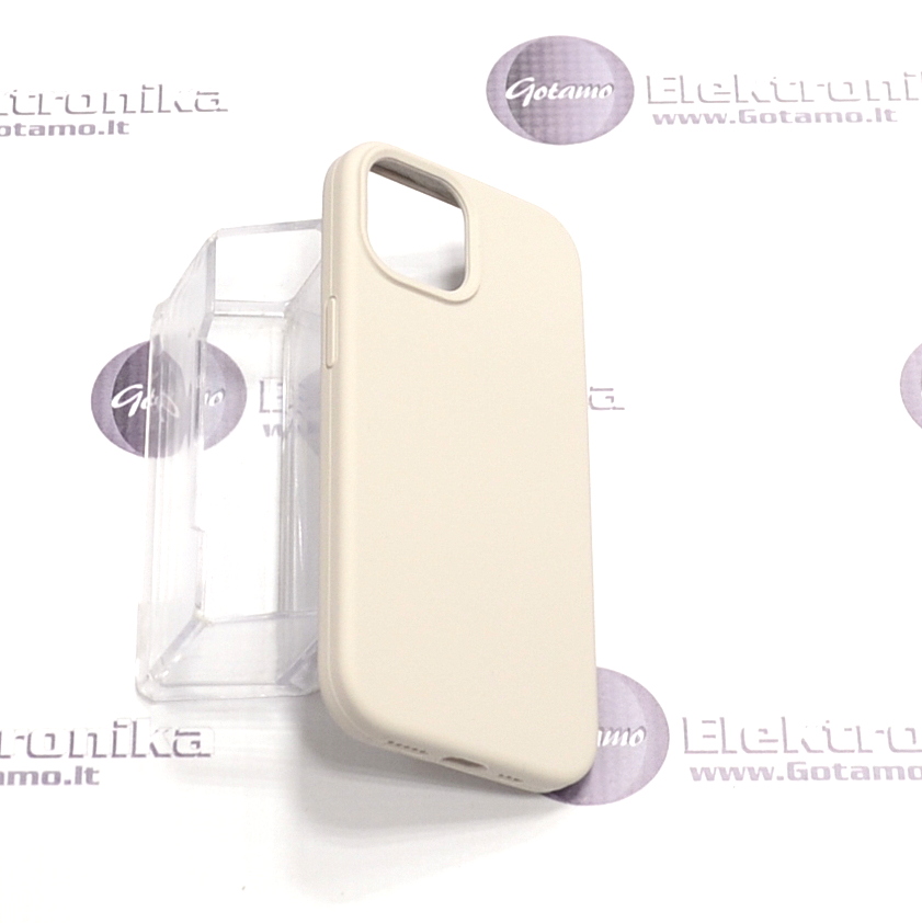 B-Soft dėklas nugarėlė Apple iPhone 15 mobiliajam telefonui pilkos spalvos 5 B soft deklas Apple iPhone 15 pilkos 5