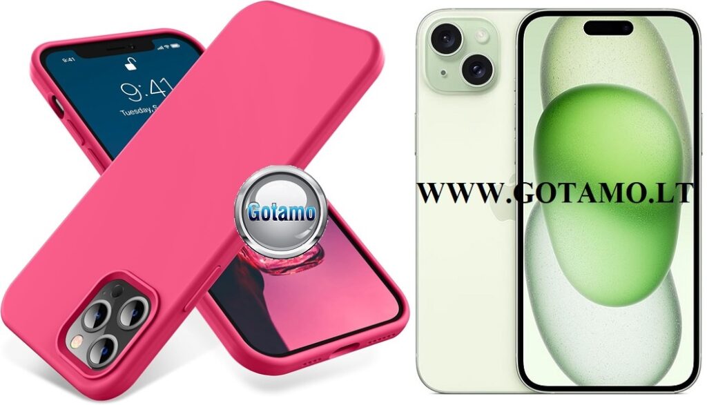 B soft deklas Apple iPhone 15 plus bordo