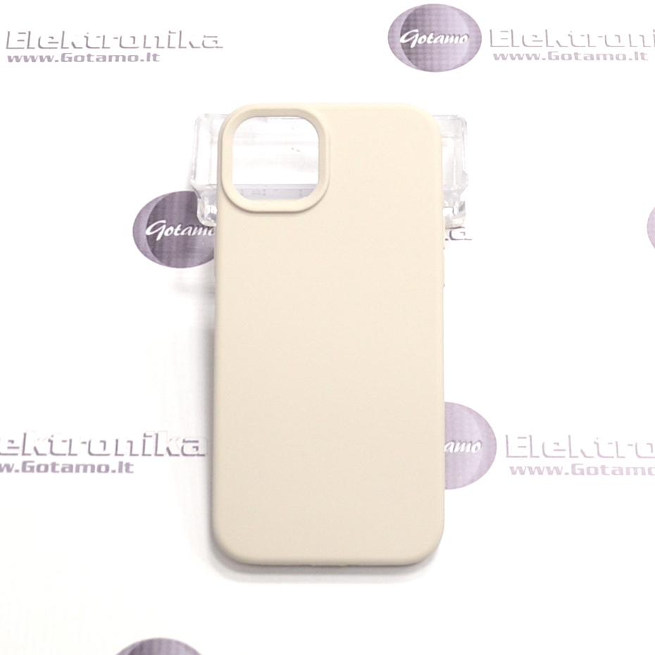 B-Soft dėklas nugarėlė Apple iPhone 15 Plus mobiliajam telefonui pilkos spalvos 2 B soft deklas Apple iPhone 15 plus pilkos 2