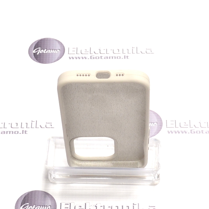 B-Soft dėklas nugarėlė Apple iPhone 15 Pro mobiliajam telefonui pilkos spalvos 4 B soft deklas Apple iPhone 15 pro pilkos 4