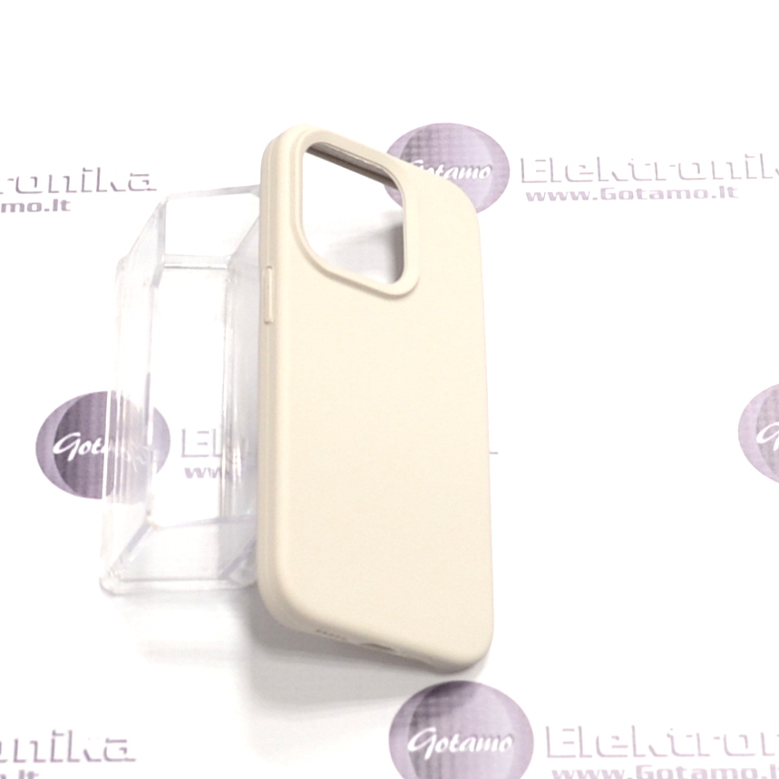 B-Soft dėklas nugarėlė Apple iPhone 15 Pro mobiliajam telefonui pilkos spalvos 5 B soft deklas Apple iPhone 15 pro pilkos 5