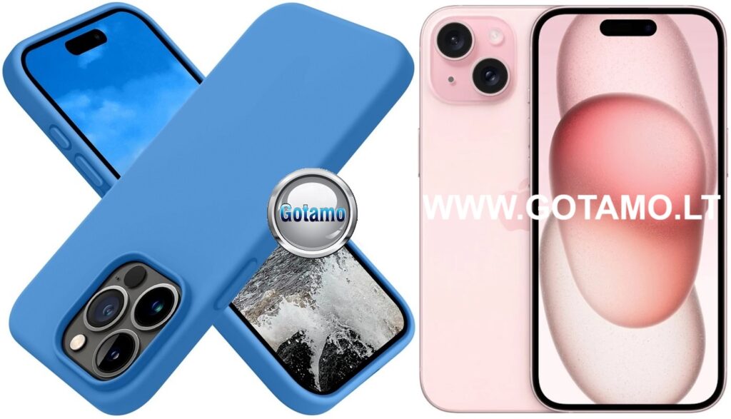 B soft deklas Apple iPhone 15 melynos