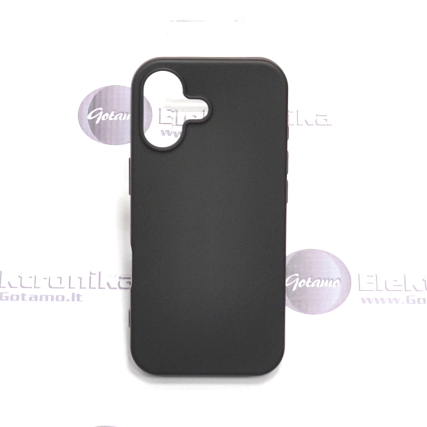 B-Soft dėklas nugarėlė Apple iPhone 17, juodas 2 B soft deklas Apple iPhone 17 juodas 2