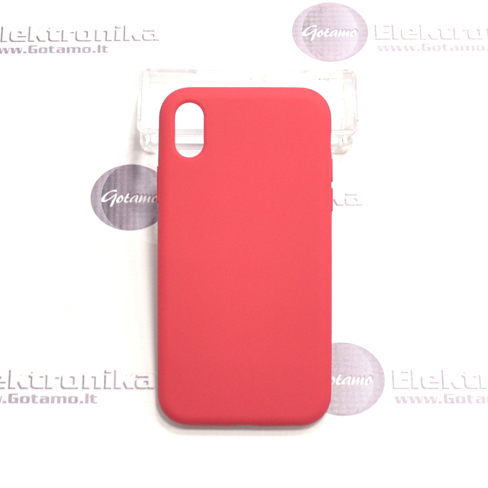 B-Soft dėklas nugarėlė Apple iPhone XR mobiliajam telefonui bordo spalvos 2 B soft deklas Apple iPhone xr mobiliajam bordo 2