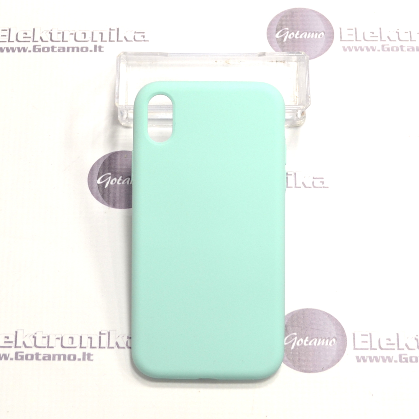 B-Soft dėklas nugarėlė Apple iPhone XR mobiliajam telefonui mėtinės spalvos 2 B soft deklas Apple iPhone xr mobiliajam metines 2