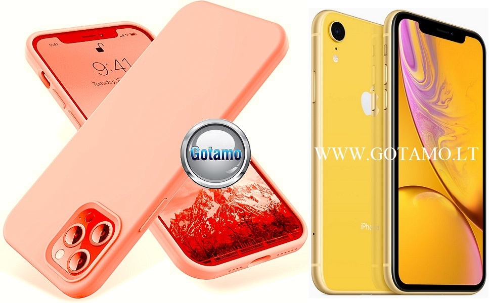 B soft deklas Apple iPhone xr mobiliajam sviesiai