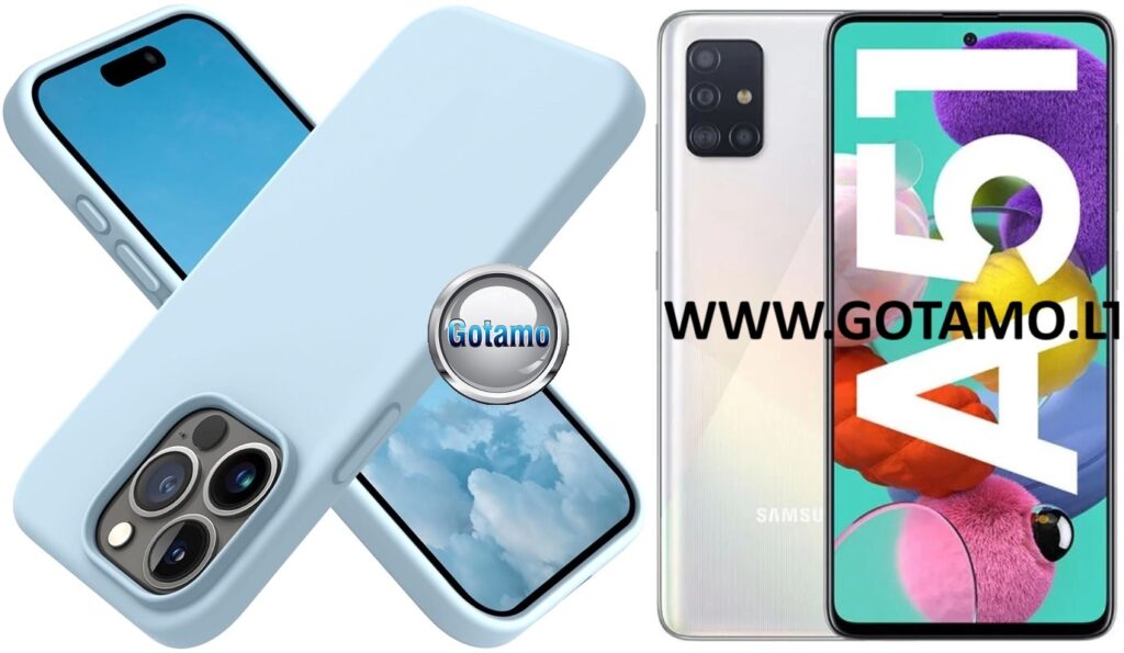 B-Soft dėklas Samsung Galaxy A51 mėlynos spalvos