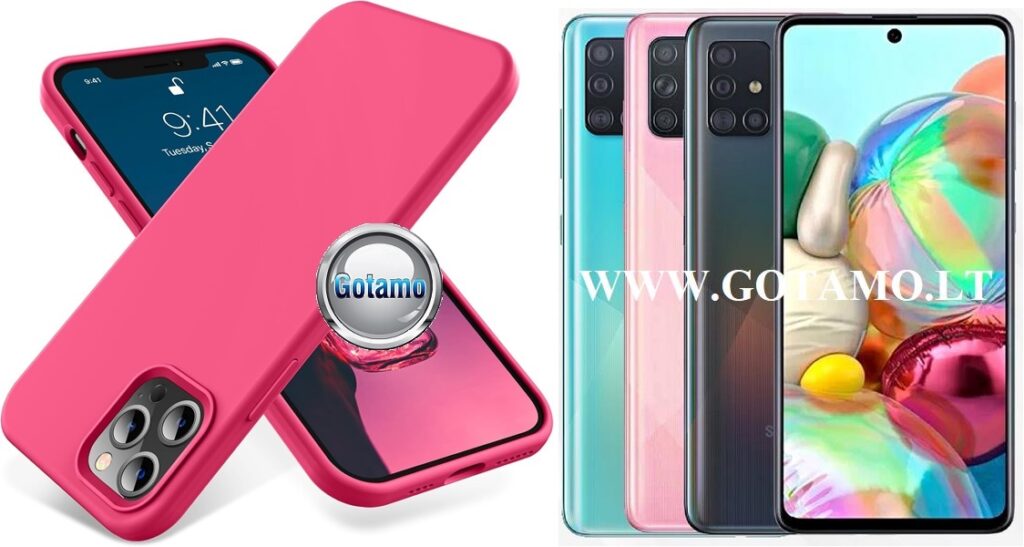 B-Soft dėklas Samsung Galaxy A71 mobiliajam bordo spalvos