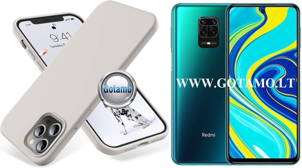 B-Soft dėklas nugarėlė Xiaomi Redmi Note 9S, Xiaomi Redmi Note 9 Pro mobiliesiems telefonams pilkos spalvos