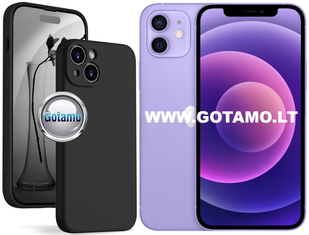 B soft plus deklas Apple iPhone 12 juodas