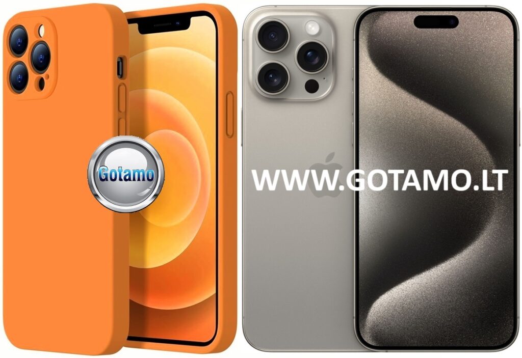 B soft plus deklas Apple iPhone 15 pro max oranzines