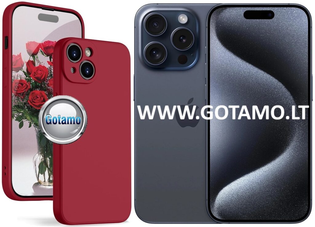 B soft plus deklas Apple iPhone 15 pro bordo