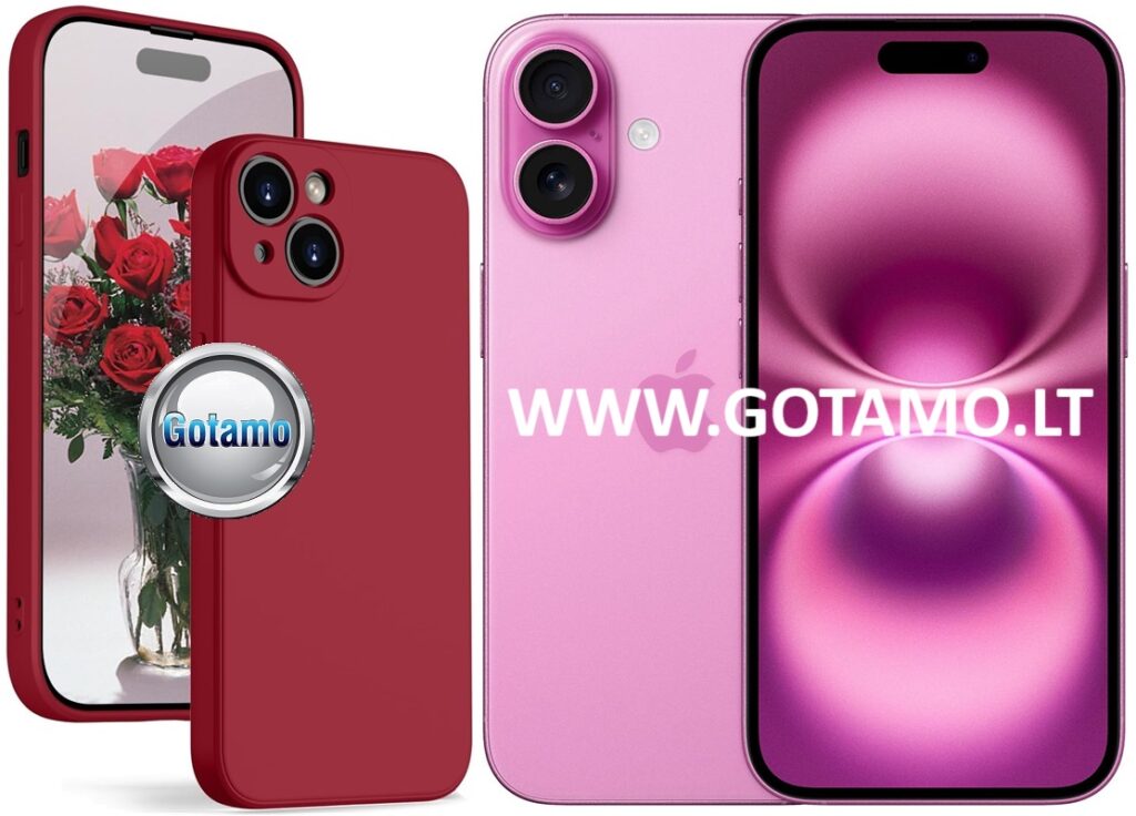 B soft plus deklas Apple iPhone 16 bordo