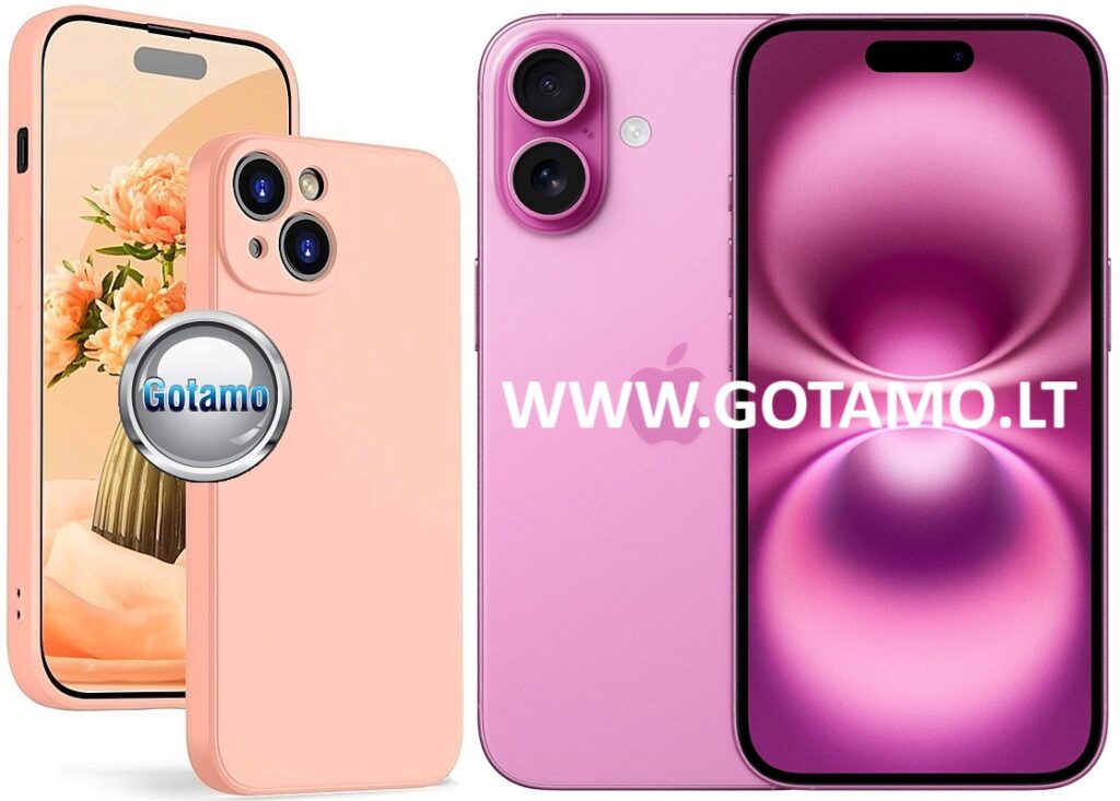 B soft plus deklas Apple iPhone 16 sviesiai oranzines