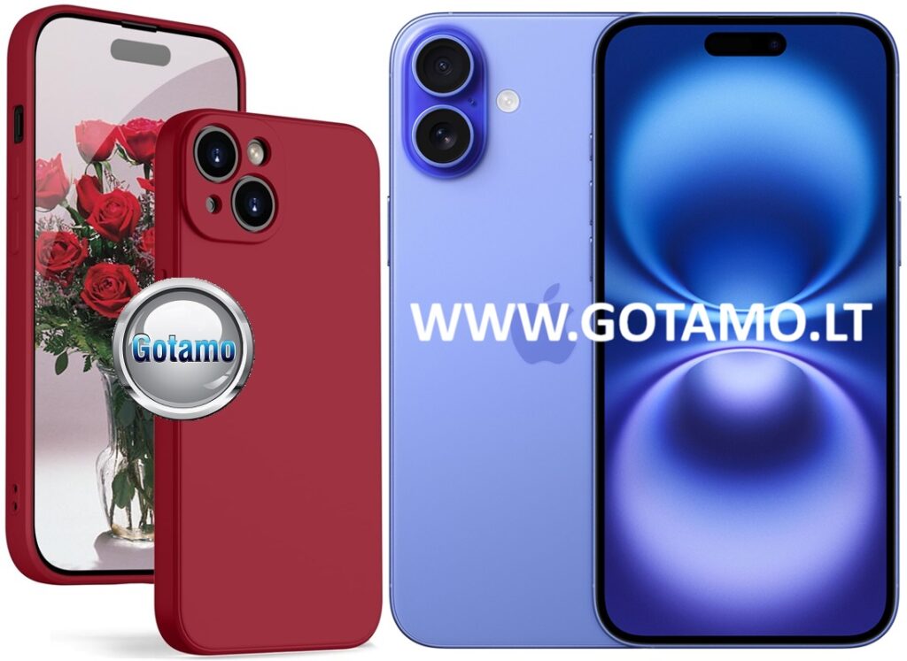 B soft plus deklas Apple iPhone 16 plus bordo