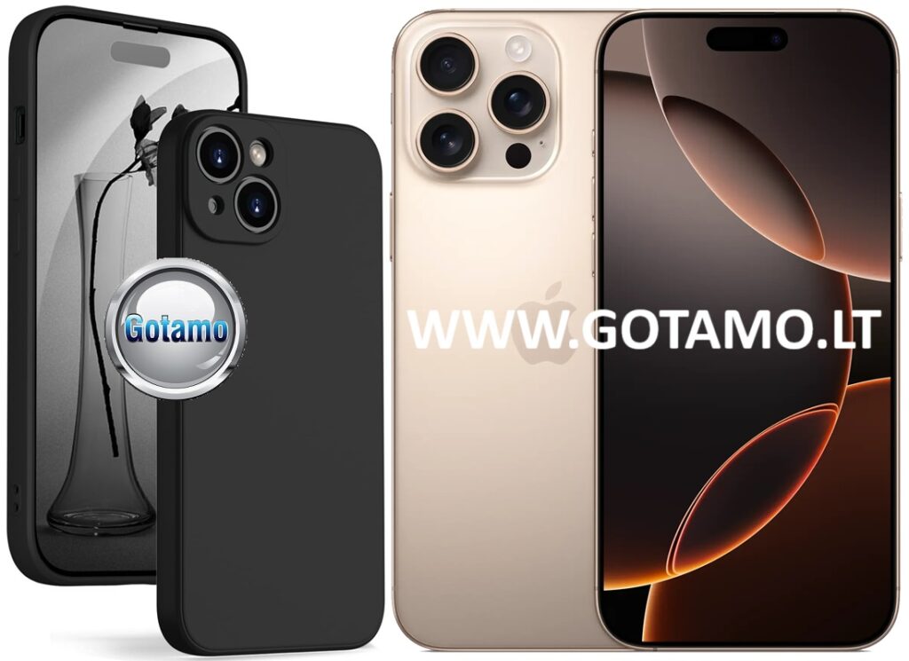 B soft plus deklas Apple iPhone 16 pro max juodos