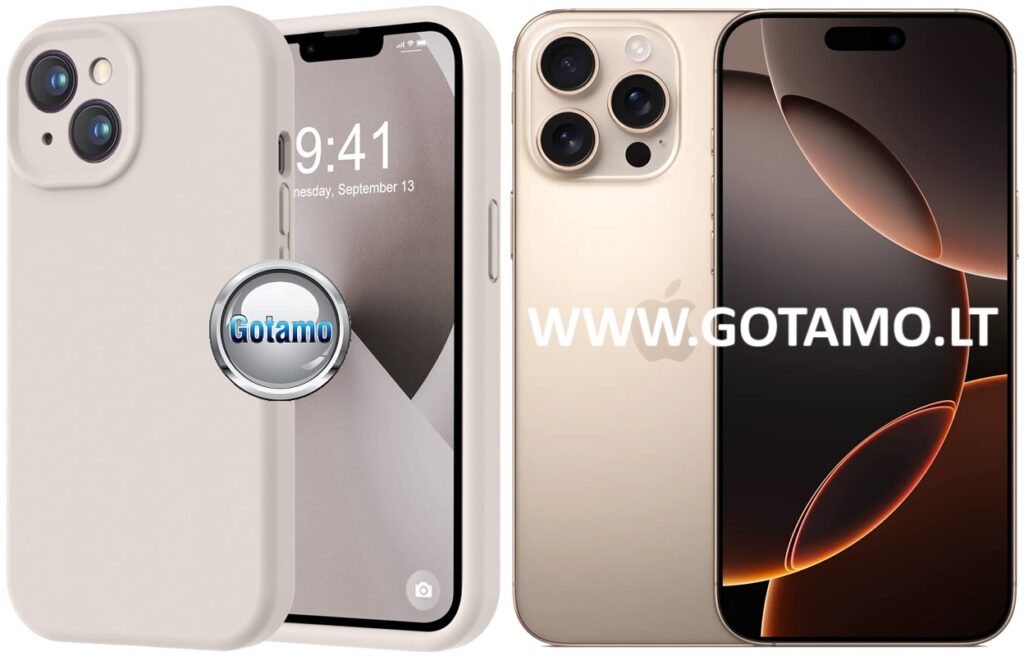 B soft plus deklas Apple iPhone 16 pro max pilkos