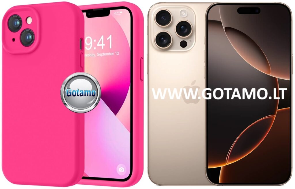B soft plus deklas Apple iPhone 16 pro max ryskiai rozinis