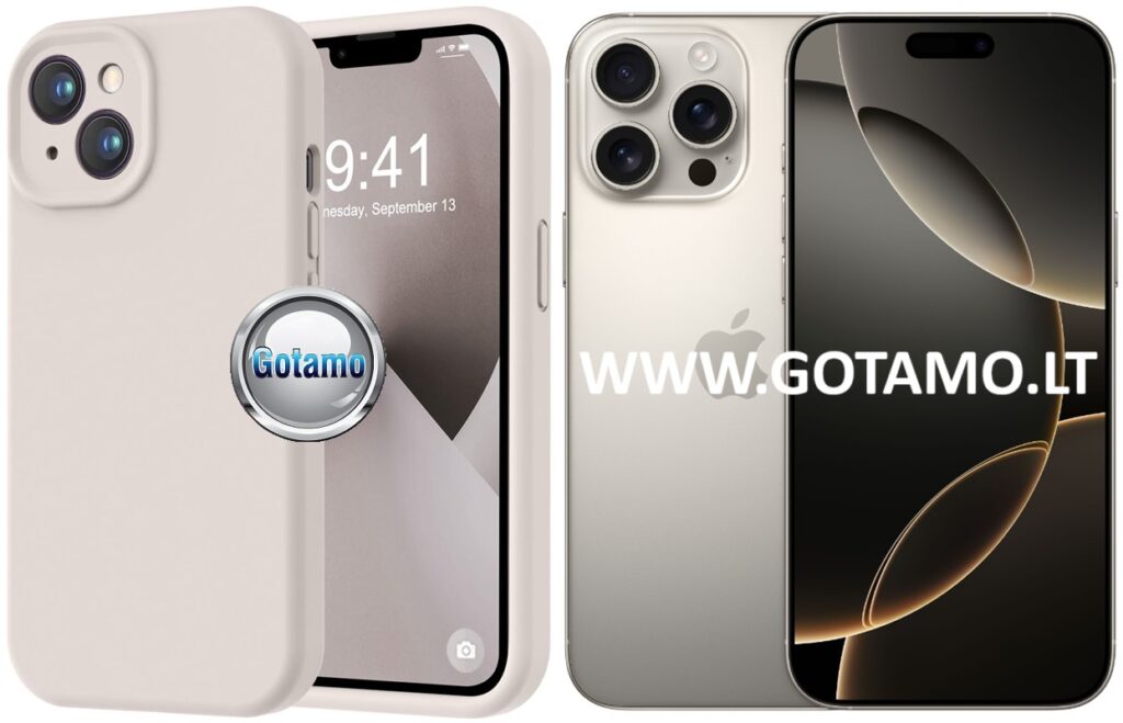 B soft plus deklas Apple iPhone 16 pro pilkos
