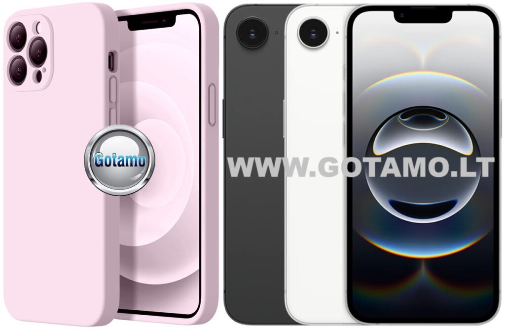 B soft plus deklas Apple iPhone 16e 17e sviesiai rozinis