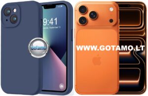 Plus dėklas Apple iPhone 17 Pro Max tamsiai mėlynas