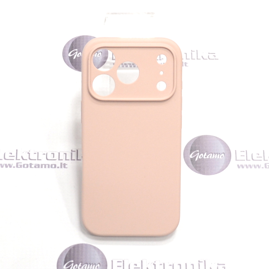 B-Soft Plus dėklas nugarėlė Apple iPhone 17 Pro, šviesiai oranžinis 2 B soft plus deklas Apple iPhone 17 pro sviesiai oranzinis 2