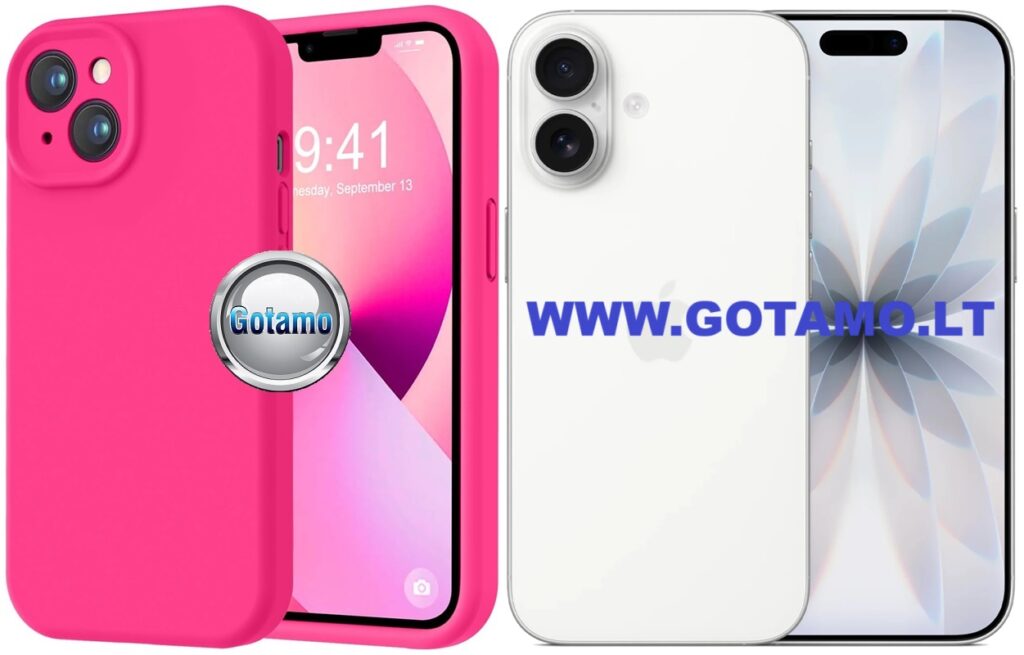 B soft plus deklas Apple iPhone 17 ryskiai rozinis