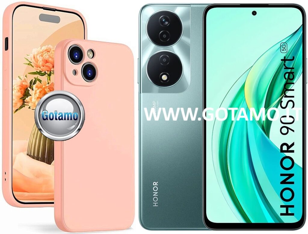 Honor Play 8T telefonams šviesiai oranžinės spalvos