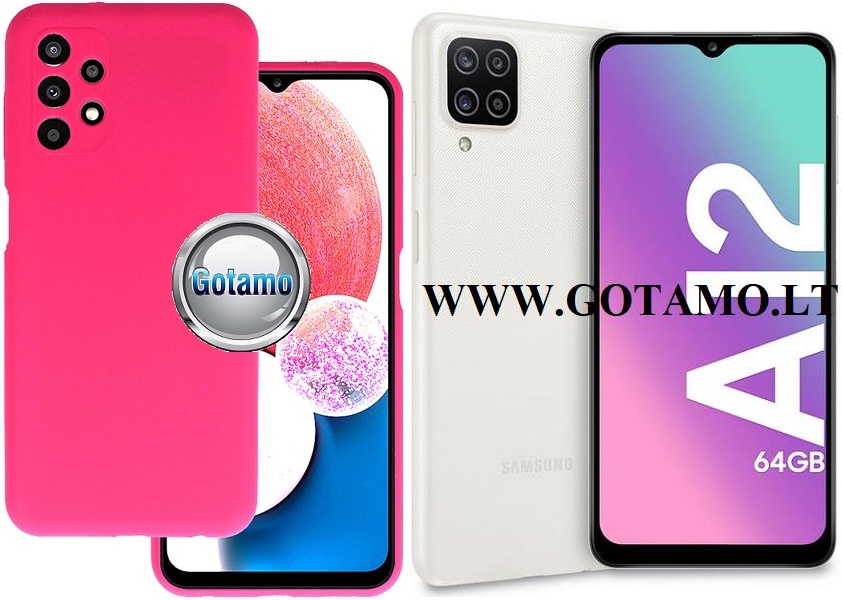 B-Soft Plus dėklas Samsung Galaxy M12 bordo spalvos