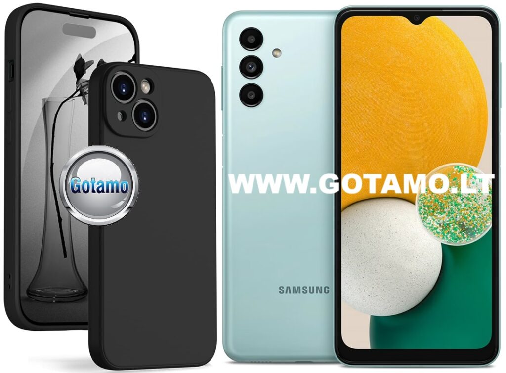 B-Soft Plus dėklas Samsung Galaxy A04s juodos spalvos