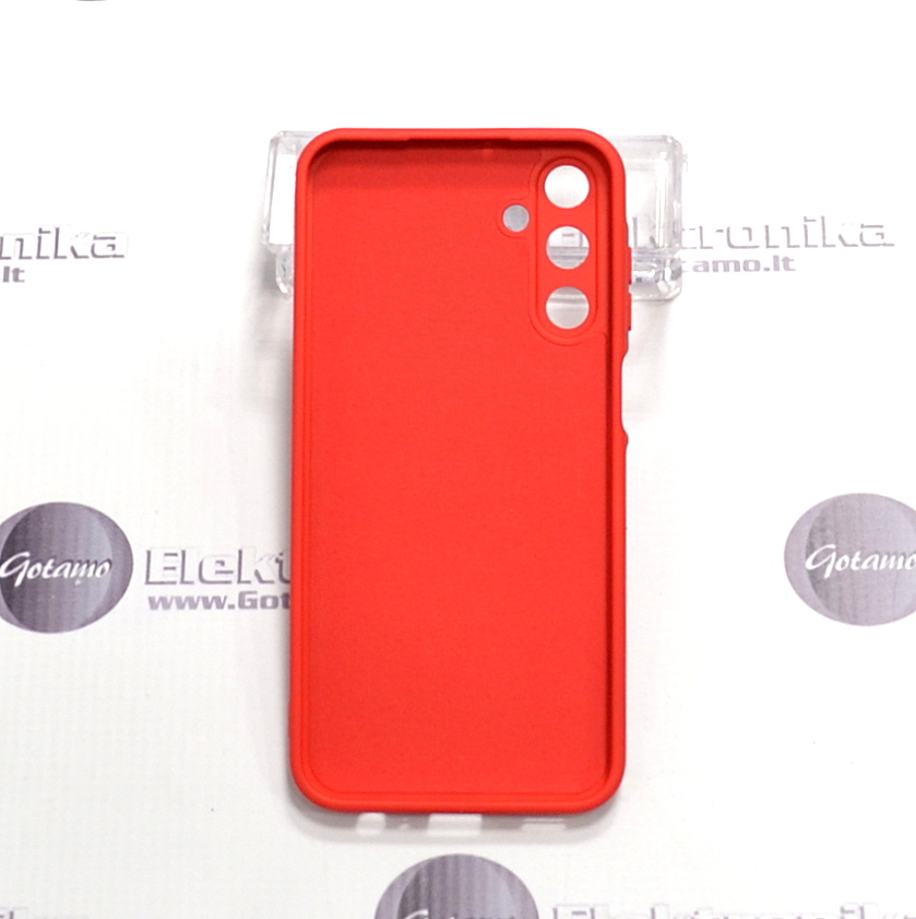 B-Soft Plus dėklas nugarėlė Samsung Galaxy A15, Samsung Galaxy A15 5G telefonams raudonos spalvos 3 B-Soft Plus dėklas Samsung Galaxy A15 5G – nuotrauka 3