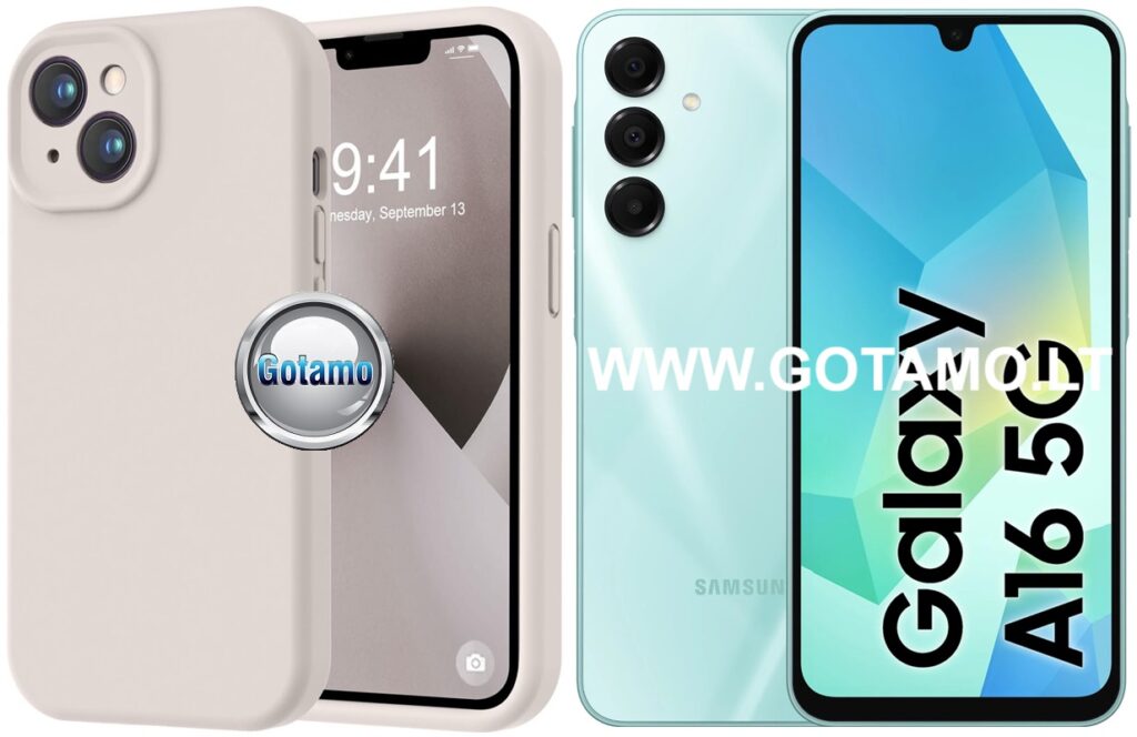 B-Soft Plus dėklas Samsung Galaxy A16 5G pilkos spalvos