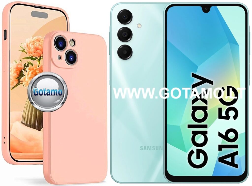 B-Soft Plus dėklas Samsung Galaxy A16 5G oranžinės spalvos