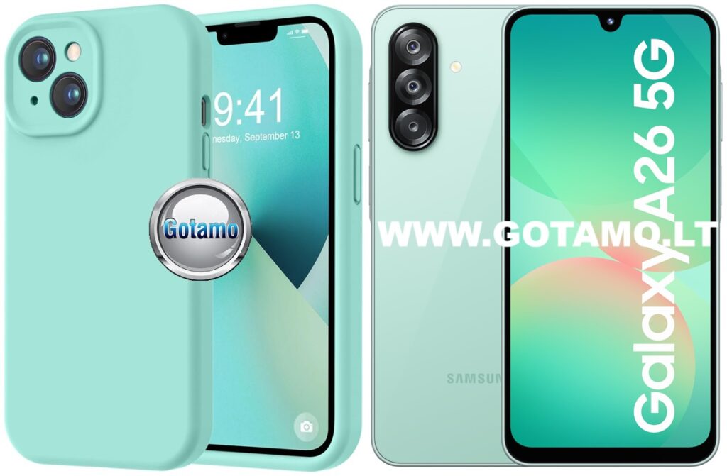 B-Soft Plus dėklas Samsung Galaxy A26 mėtinės spalvos
