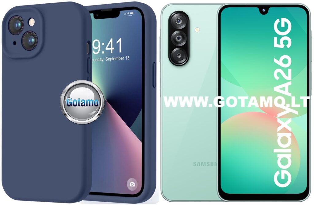 B-Soft Plus dėklas Samsung Galaxy A26 mėlynos spalvos