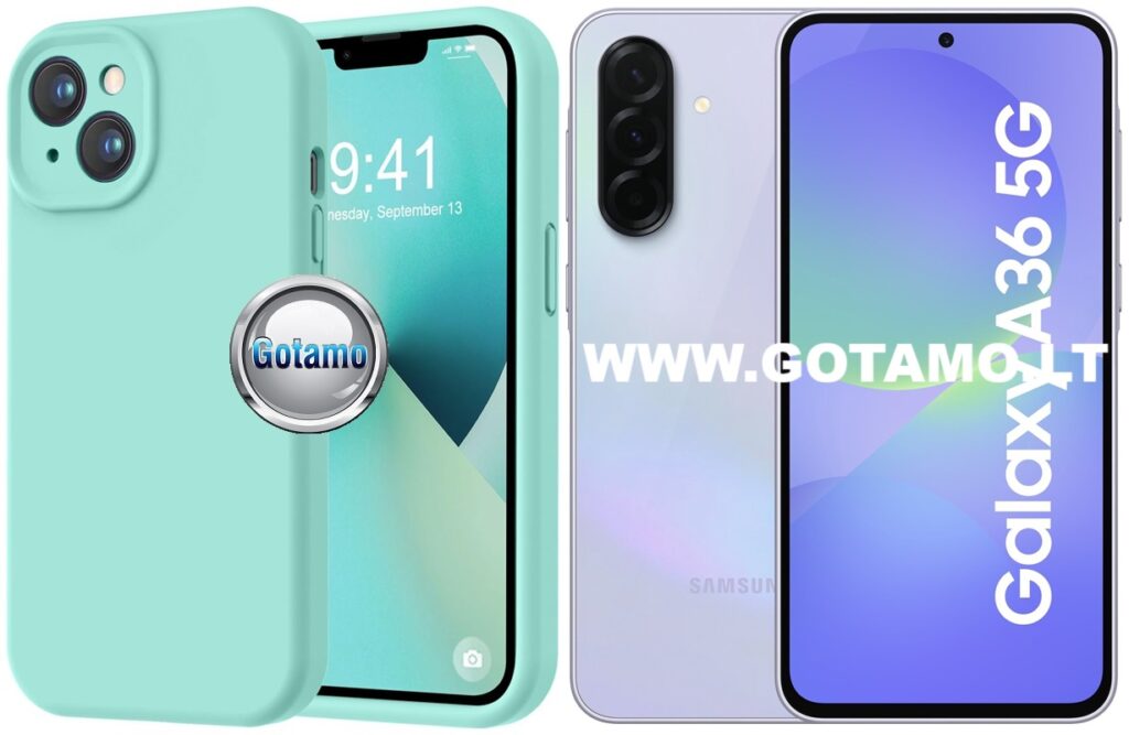 B-Soft Plus dėklas Samsung Galaxy A36 mėtinės spalvos