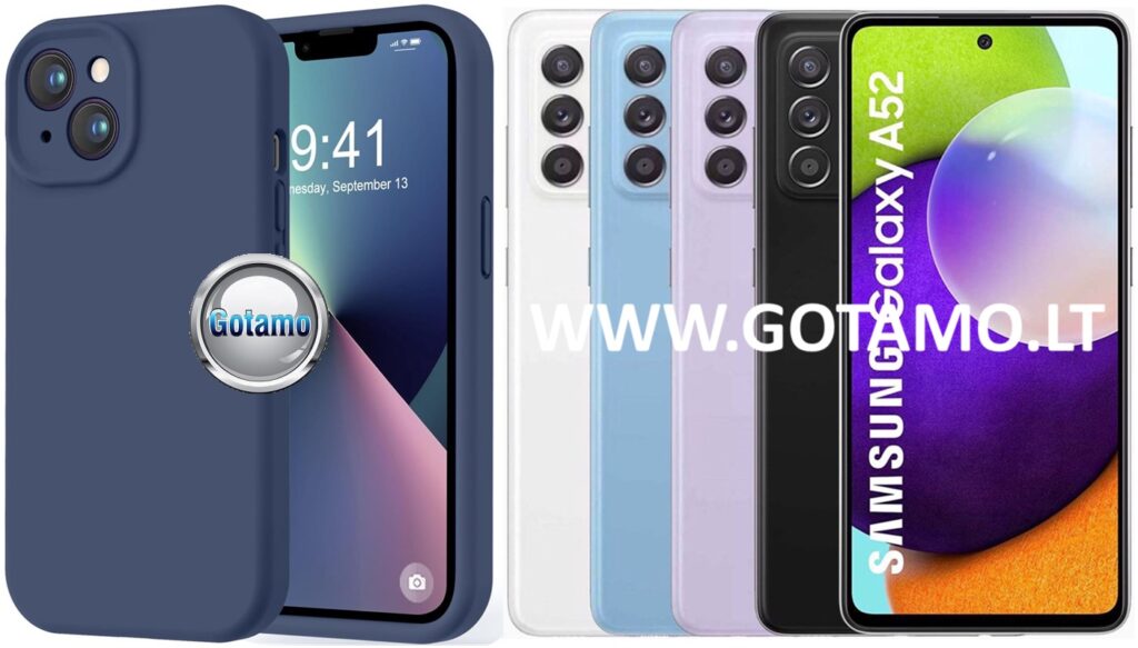 B-Soft Plus dėklas Samsung Galaxy A52s 5G mėlynos spalvos