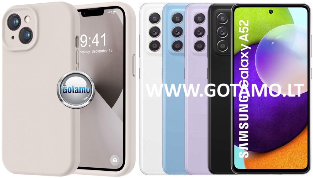 B-Soft Plus dėklas Samsung Galaxy A52s 5G pilkos spalvos