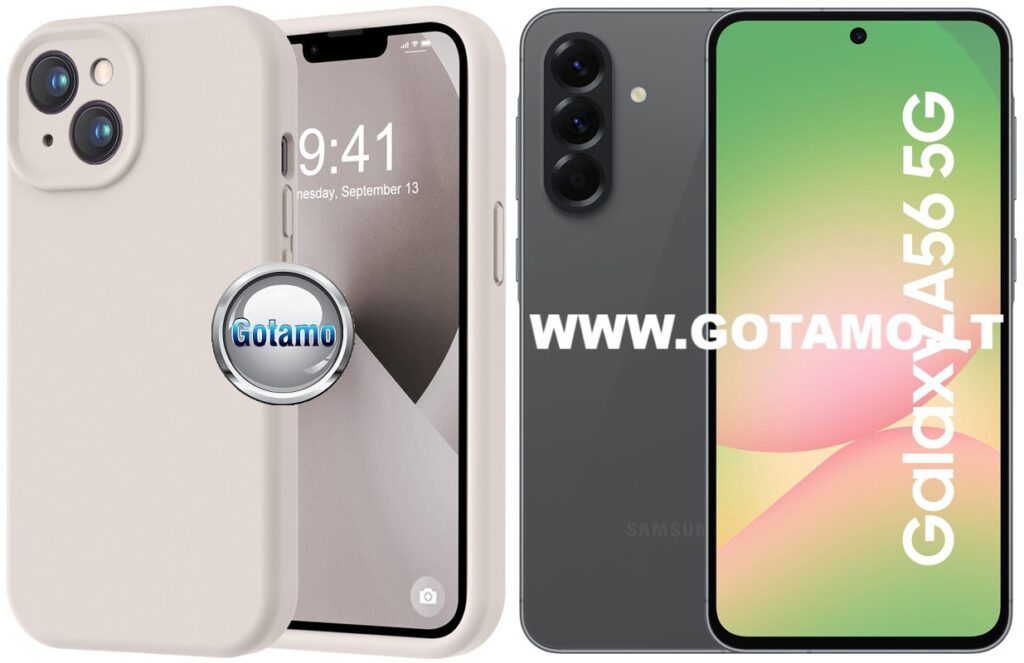 B-Soft Plus dėklas Samsung Galaxy A56 pilkos spalvos